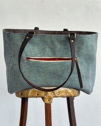 ORIENT TOTE - VINTAGE HARRIS TWEED - ONE-OF-A-KIND