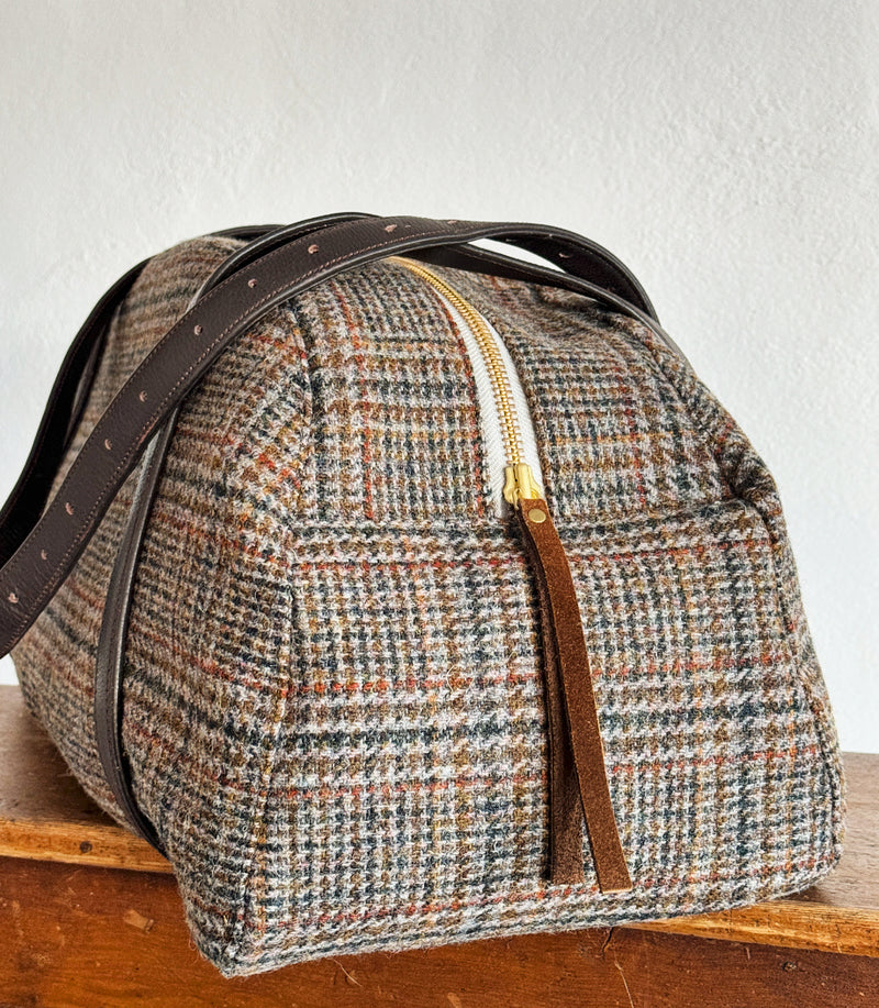 DEIA DUFFLE VINTAGE HARRIS TWEED ONE-OF-A-KIND