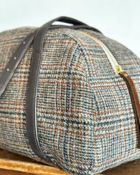 DEIA DUFFLE VINTAGE HARRIS TWEED ONE-OF-A-KIND