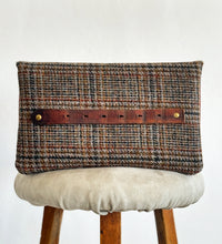 BINIALI CLUTCH - VINTAGE HARRIS TWEED ONE-OF-A-KIND